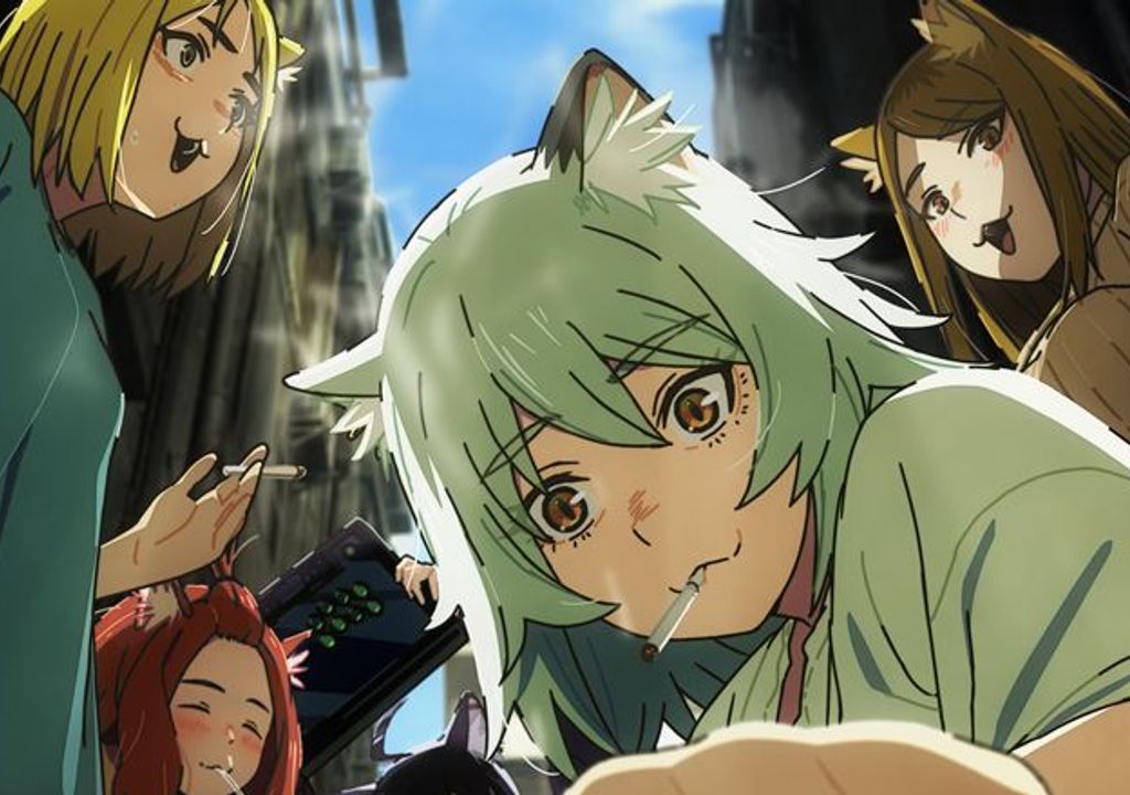 Imagem de destaque Yanineko: Anime sobre garota-gato fumante ganha visual e data de estreia