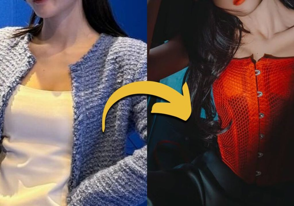 Atriz de K-Drama arrasa em ensaio sensual de vermelho e gera reações