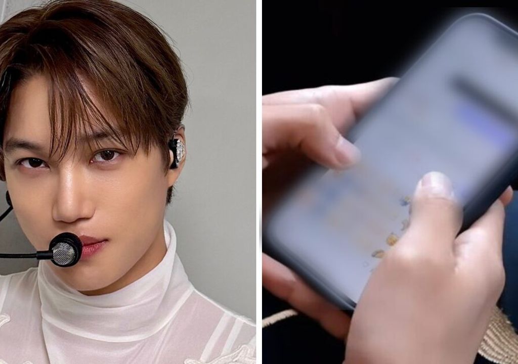 Tela do celular de EXO Kai gera debate inesperado entre fãs