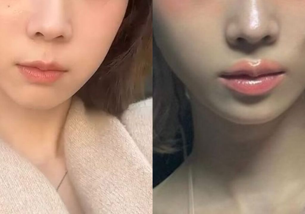 Maquiagem exagerada de lábios da Winter do aespa divide opiniões
