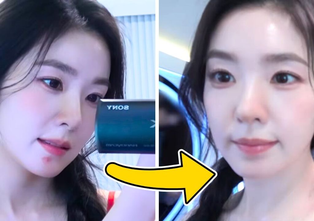Irene do Red Velvet elimina espinha gigante ao vivo e mostra tudo na câmera
