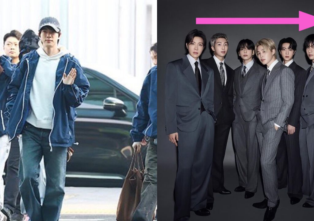 Imagem de destaque A altura de Jin do BTS foi editada? Fãs apontam manipulação em fotos oficiais