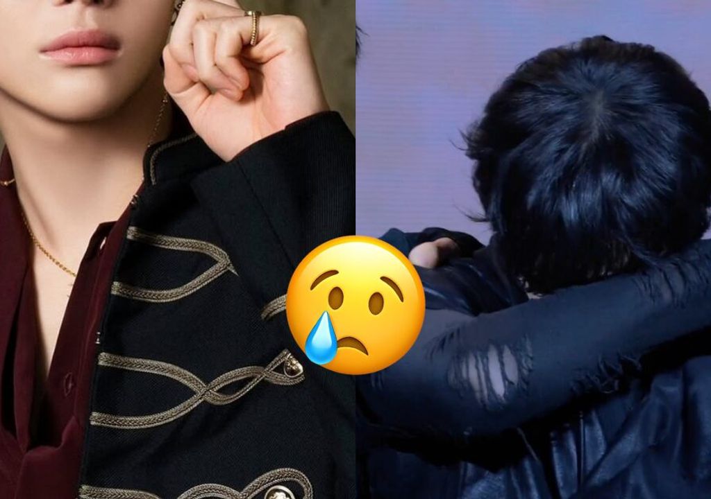 Idol do &TEAM chora no palco durante apresentação, fãs emocionados