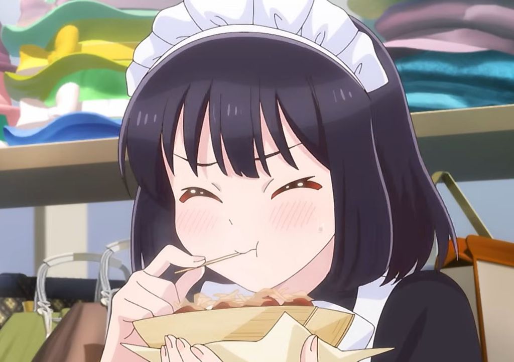 Imagem de destaque Maid-san wa Taberu: anime sobre maid que viaja o Japão só para comer ganha novo trailer